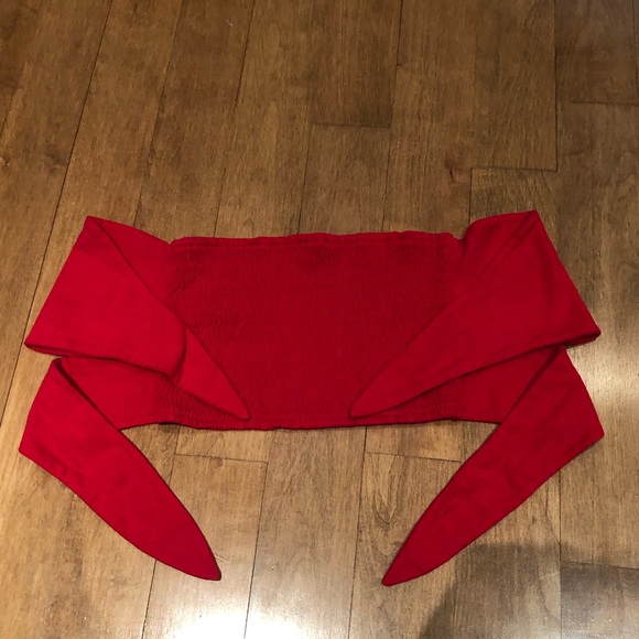 Wilfred Daveney Tube Top in Red - Picture 4 of 4